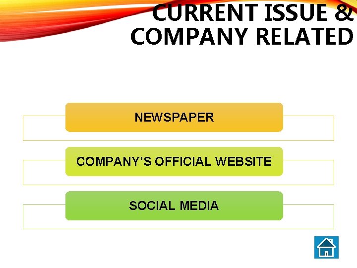 CURRENT ISSUE & COMPANY RELATED NEWSPAPER COMPANY’S OFFICIAL WEBSITE SOCIAL MEDIA 