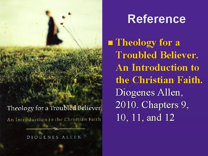 Reference n Theology for a Troubled Believer. An Introduction to the Christian Faith. Diogenes