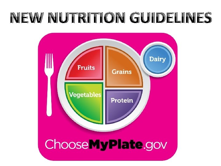 NEW NUTRITION GUIDELINES 