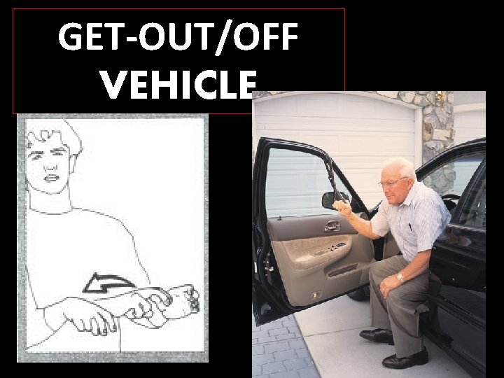 GET-OUT/OFF VEHICLE 