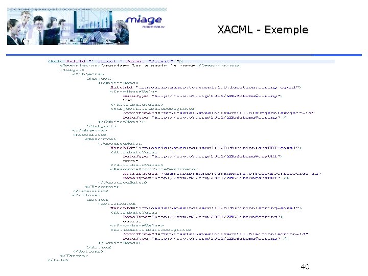 XACML - Exemple 40 