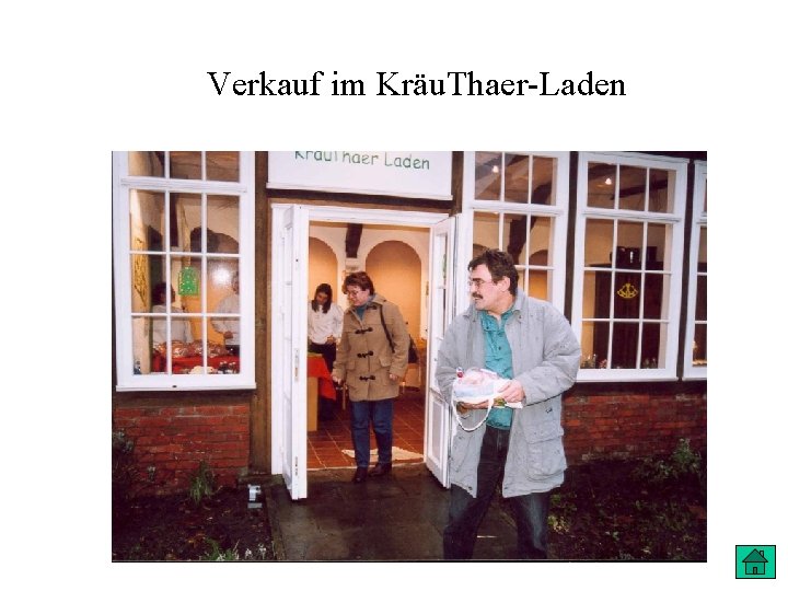 Verkauf im Kräu. Thaer-Laden 