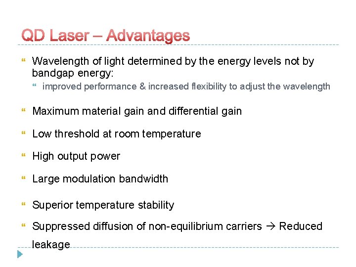  Wavelength of light determined by the energy levels not by bandgap energy: improved