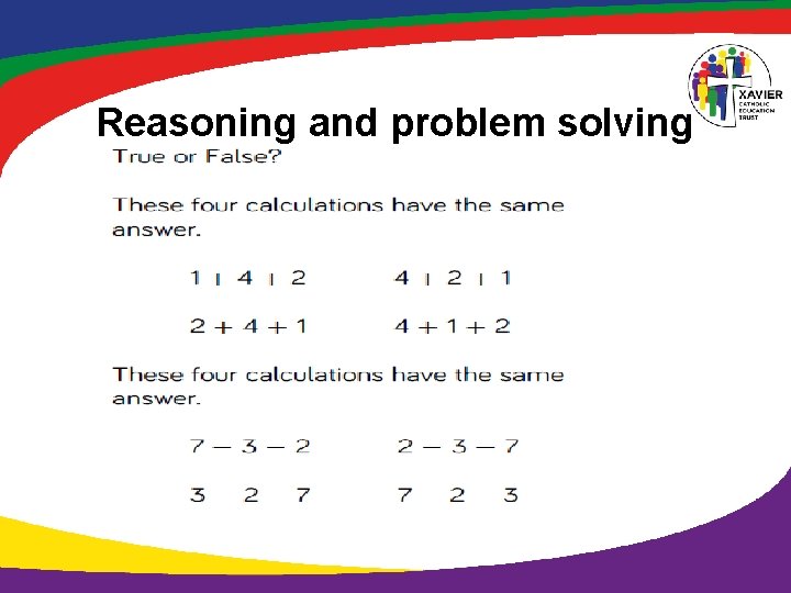 Reasoning and problem solving 