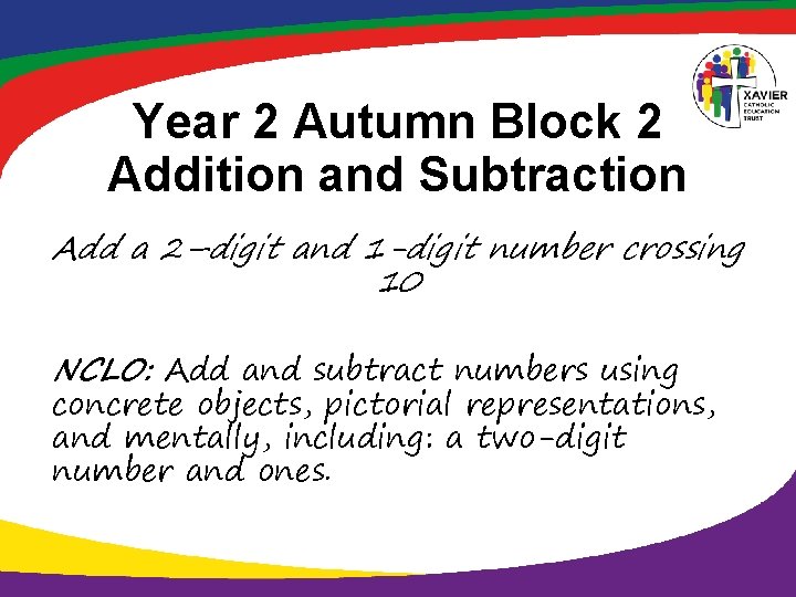 Year 2 Autumn Block 2 Addition and Subtraction Add a 2–digit and 1 -digit