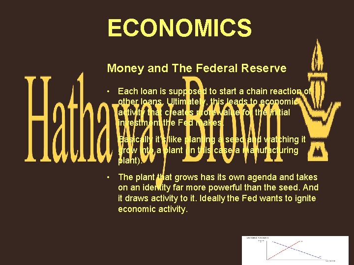 ECONOMICS Money and The Federal Reserve • Each loan is supposed to start a