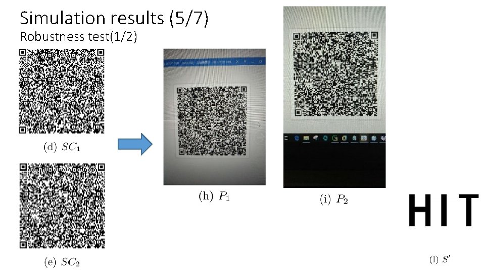 Simulation results (5/7) Robustness test(1/2) Simulation results (5/7) Robustness test(1/2)