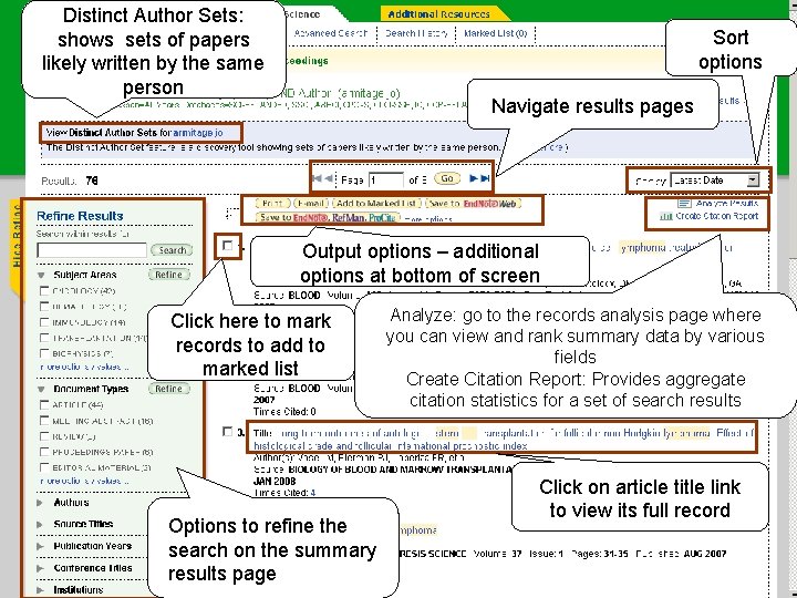 Distinct Author Sets: shows sets of papers likely written by the same person Sort Distinct Author Sets: shows sets of papers likely written by the same person Sort