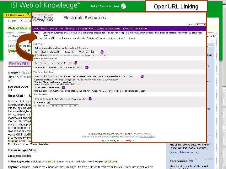 Open. URL Linking Open. URL Linking