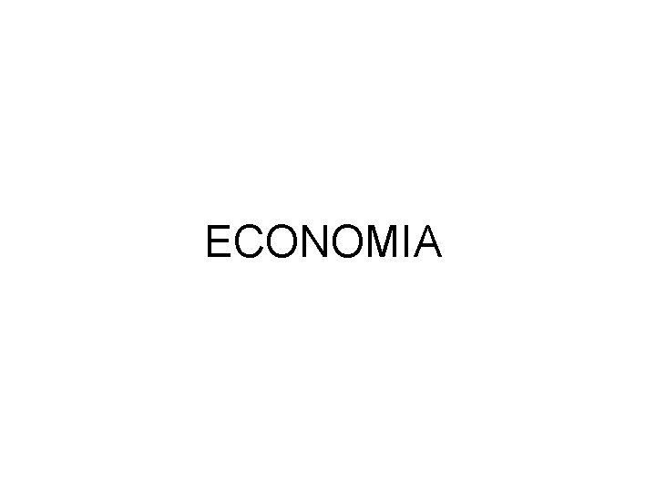 ECONOMIA 