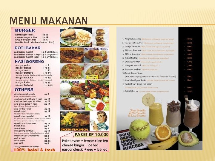 MENU MAKANAN 