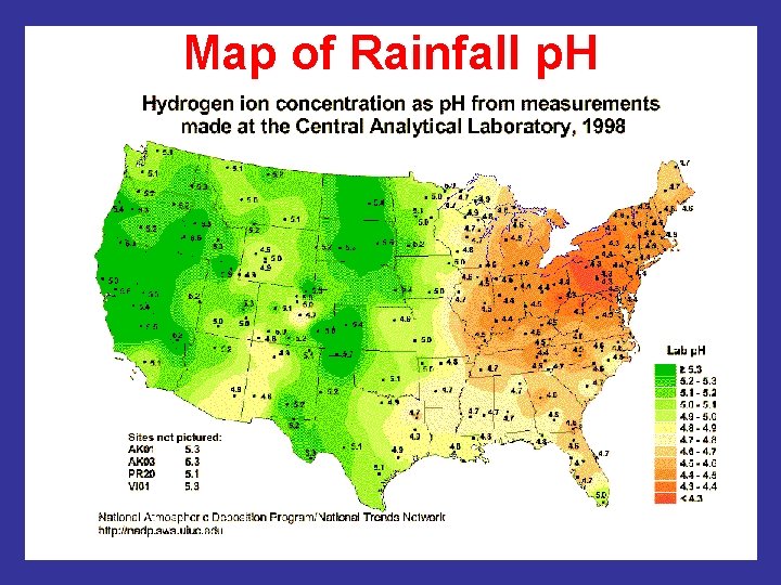 Map of Rainfall p. H 