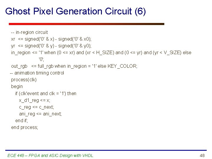 Ghost Pixel Generation Circuit (6) -- in-region circuit xr <= signed('0' & x) -