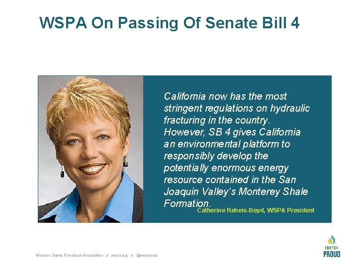 WSPA On Passing Of Senate Bill 4 California now has the most stringent regulations