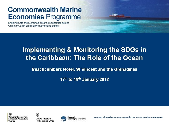 Implementing & Monitoring the SDGs in the Caribbean: The Role of the Ocean Beachcombers
