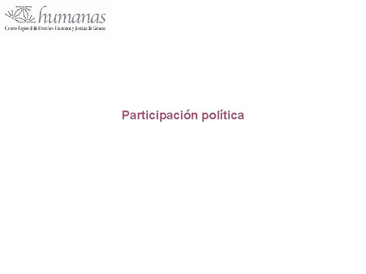 Participación política 