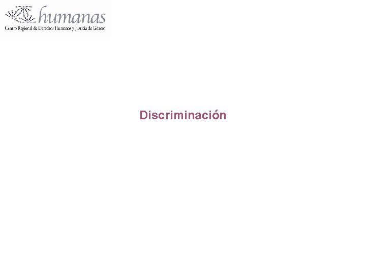 Discriminación 