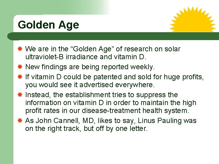Health Benefits of Vitamin D Prostate Cancer Etc