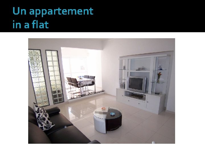 Un appartement in a flat 