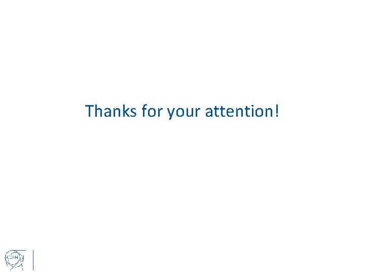 Thanks for your attention! 