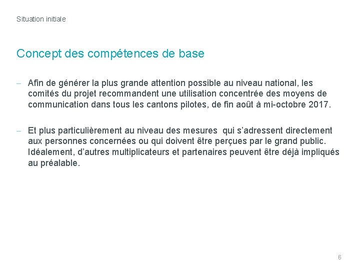 Concept de la grille des comptences de base