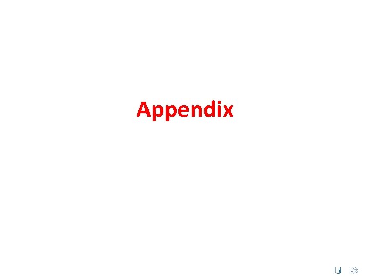 Appendix 