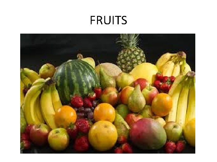 FRUITS 