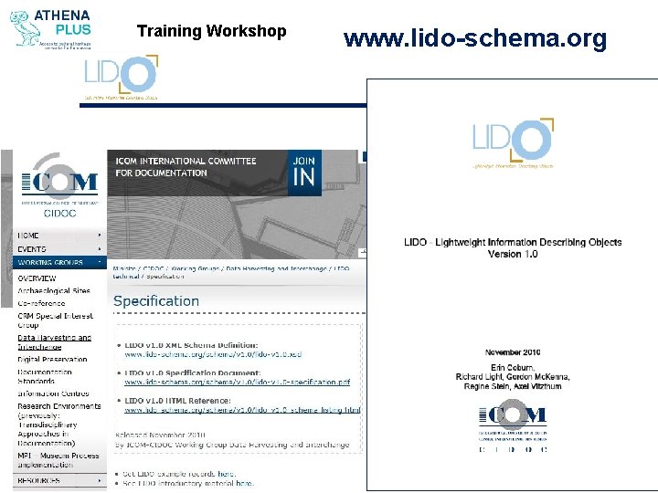 Training Workshop www. lido-schema. org 