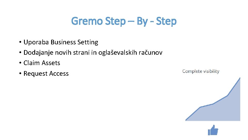 Gremo Step – By - Step • Uporaba Business Setting • Dodajanje novih strani