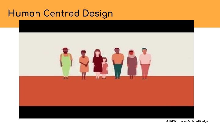 Human Centred Design HUMAN CENTRED DESIGN © IDEO: Human Centered Design 