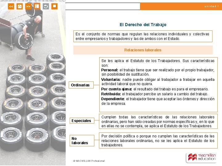 unidad 1 El Derecho del Trabajo Es el conjunto de normas que regulan las