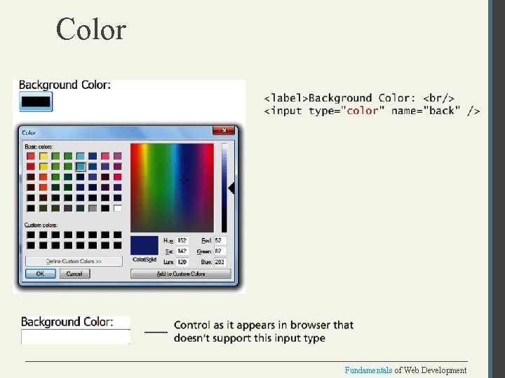 Color Fundamentals of Web Development 