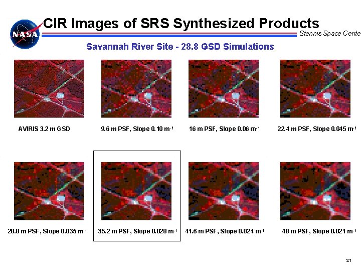 CIR Images of SRS Synthesized Products Stennis Space Center Savannah River Site - 28.
