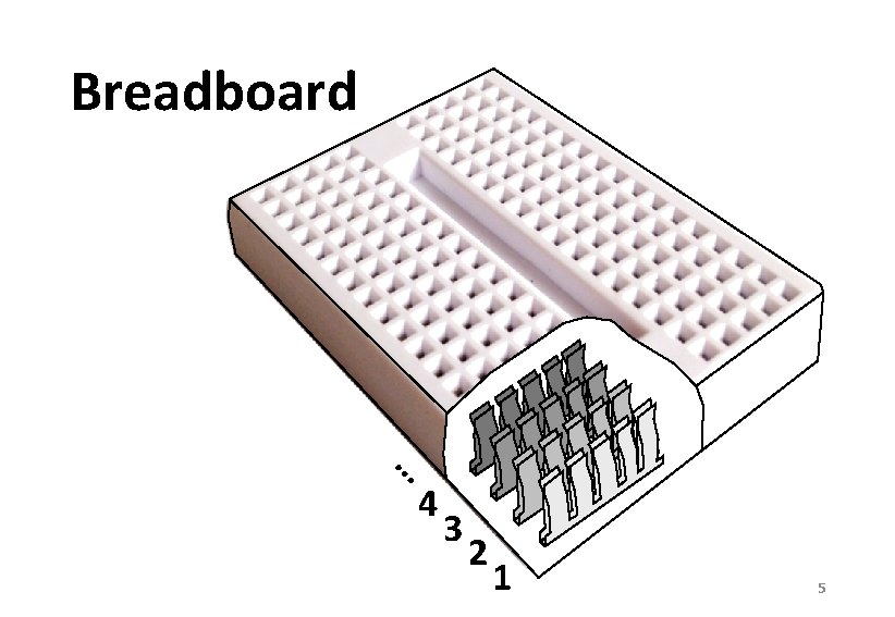 Breadboard … 4 3 2 1 5 