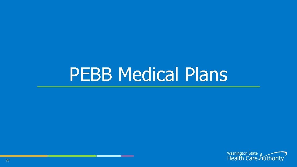 PEBB Medical Plans 20 