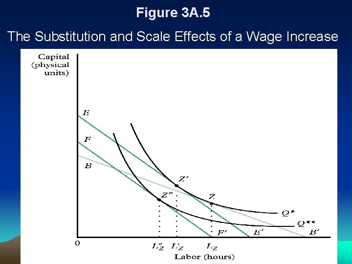 Figure 3 A. 5 The Substitution and Scale Effects of a Wage Increase 
