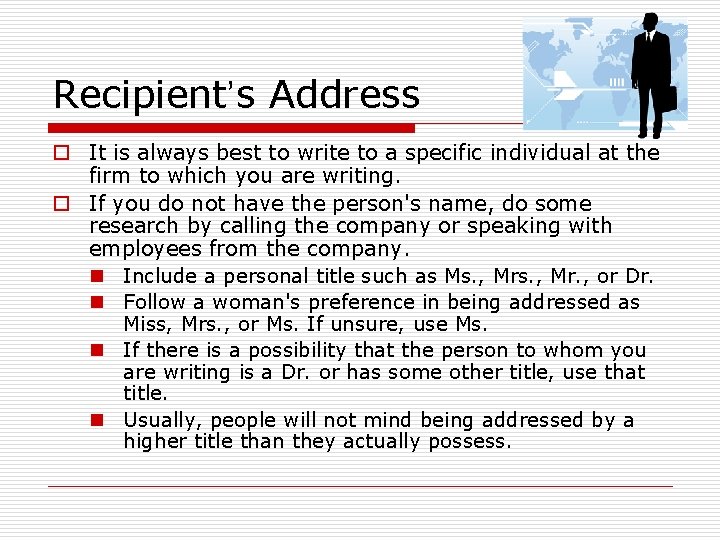 Business Letter Ms Wellmeyer RHS Revised May 2009