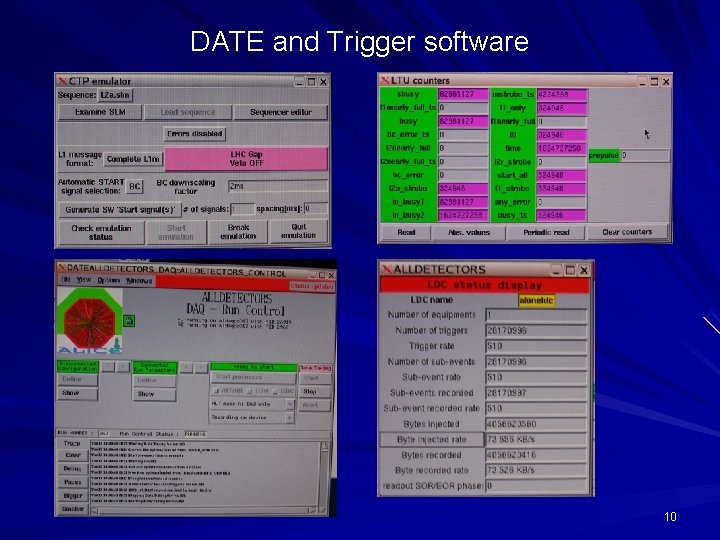 DATE and Trigger software 10 DATE and Trigger software 10