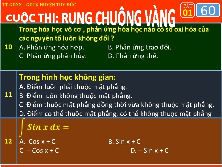 TT GDNN – GDTX HUYỆN TUY ĐỨC C U 01 02 01 00 60