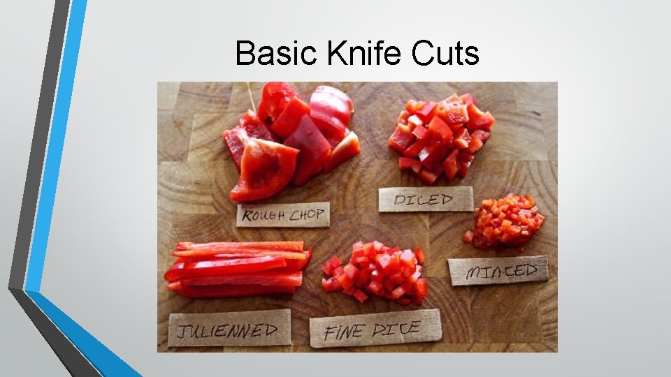 Basic Knife Cuts 