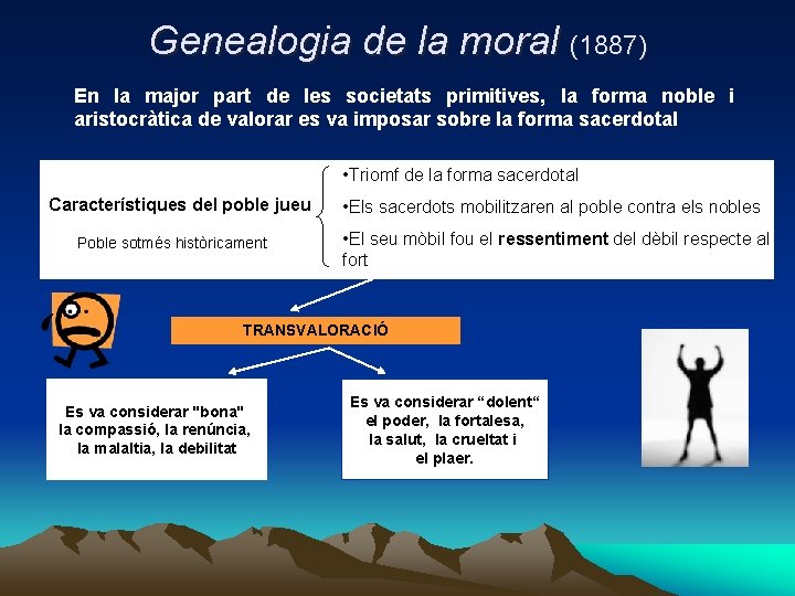 Genealogia de la moral (1887) En la major part de les societats primitives, la
