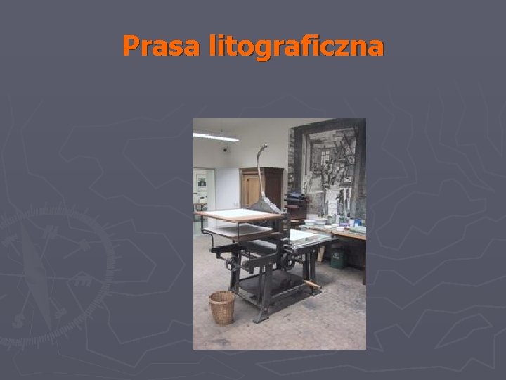 Prasa litograficzna 