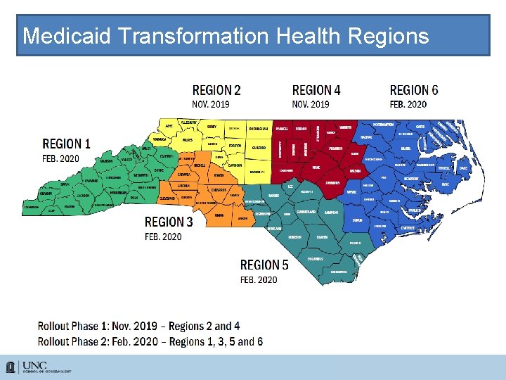 Medicaid Transformation Health Regions 