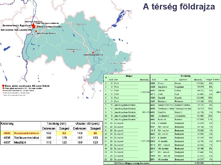 A térség földrajza 19 