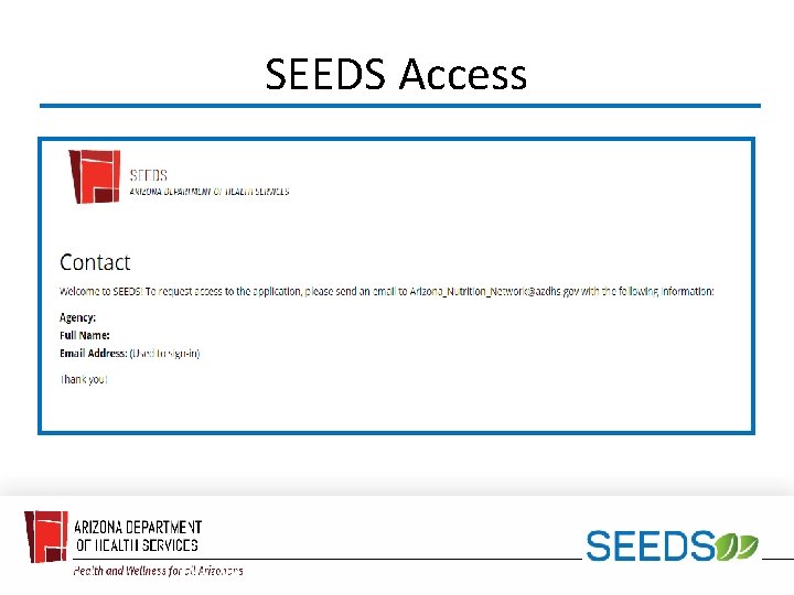 SEEDS Access 