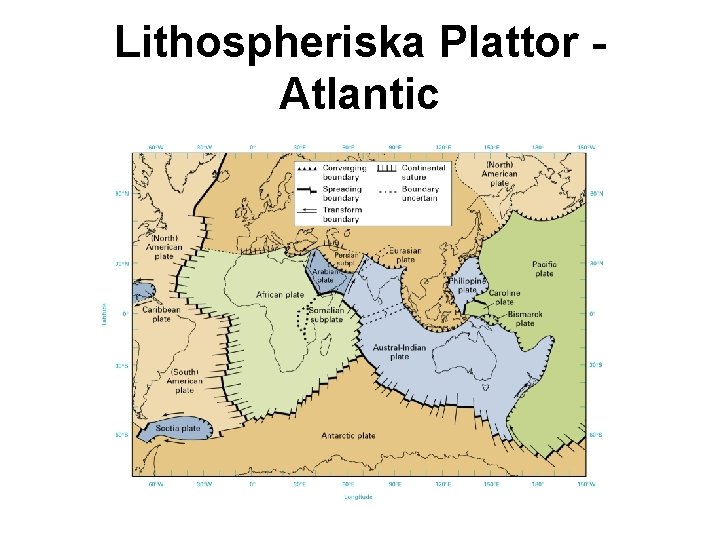 Lithospheriska Plattor Atlantic 