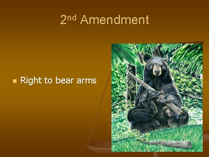 The U S Bill of Rights Mr Phinizy