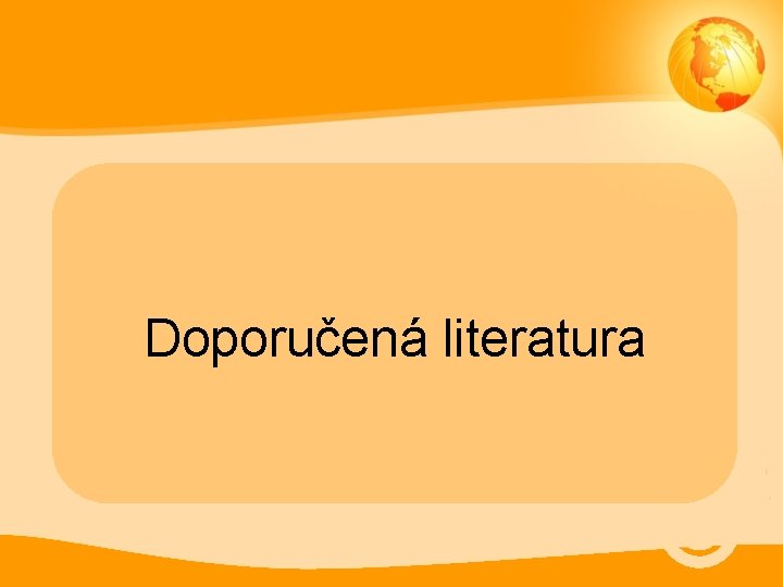 Doporučená literatura 