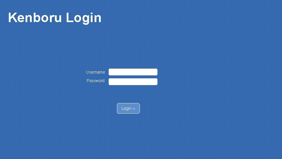 Kenboru Login Username Password Login » Kenboru Login Username Password Login »