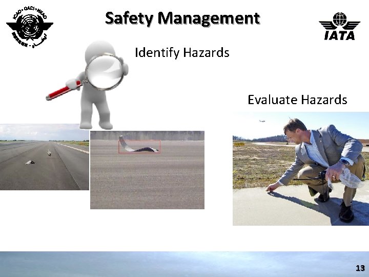 Safety Management Identify Hazards Evaluate Hazards 13 